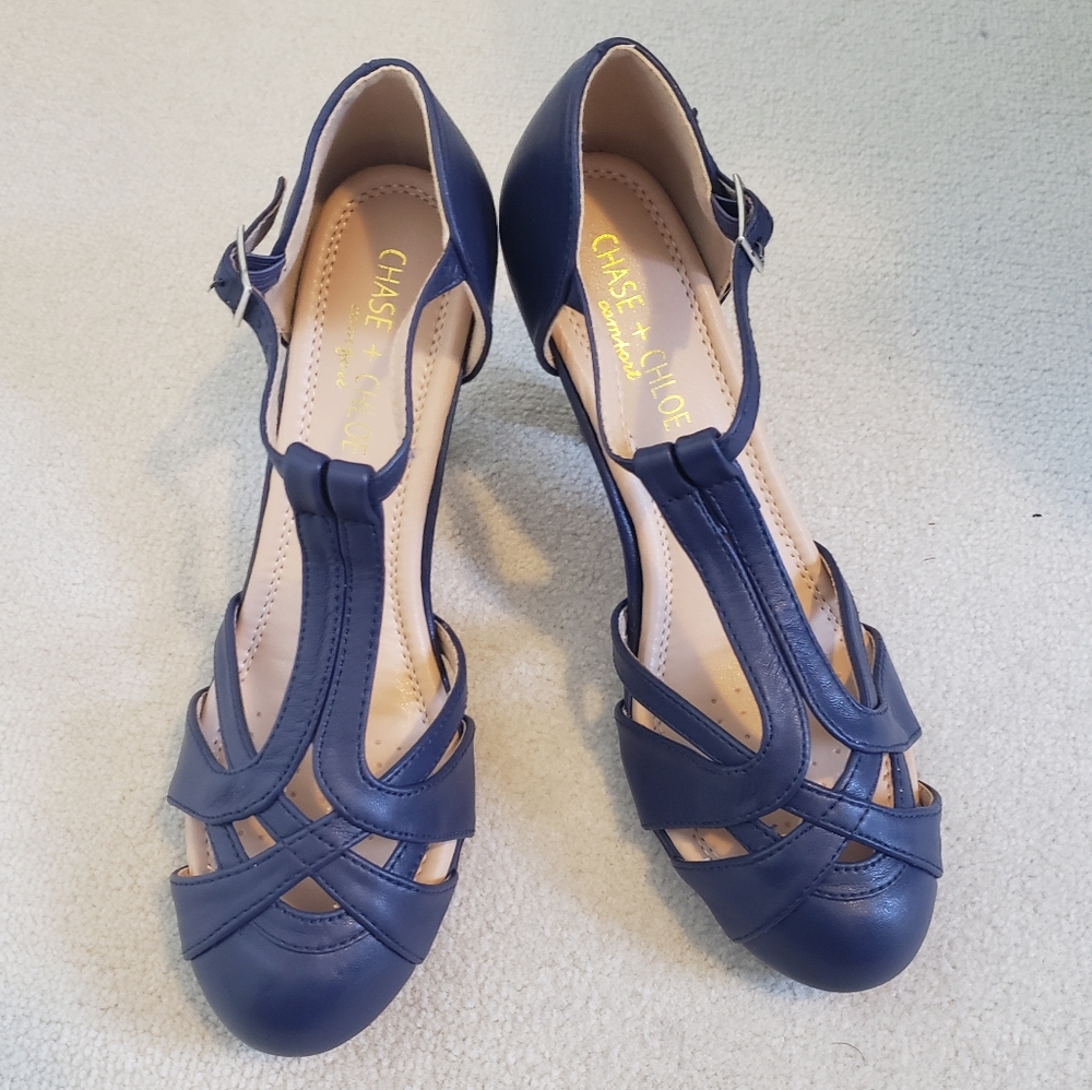 Chase + Chloe T-Strap Heel